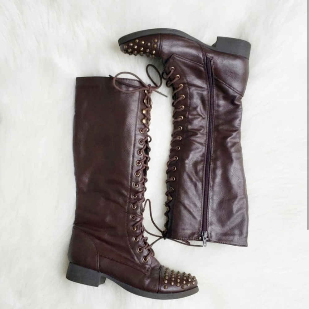 Bamboo Knee High Boots
